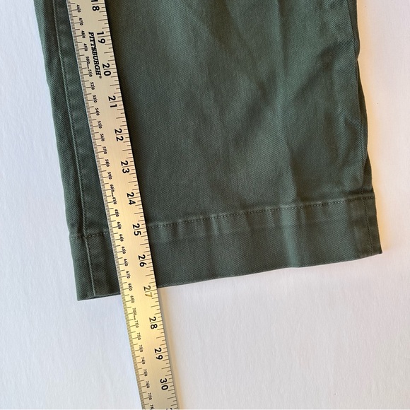 Everlane Organic Wide Leg Utility Pant Size 6 Khaki Olive Green - Picture 9 of 16